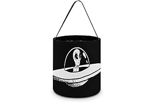 An Unforgettable Halloween: Alien in a Flying Saucer Treat Bucket