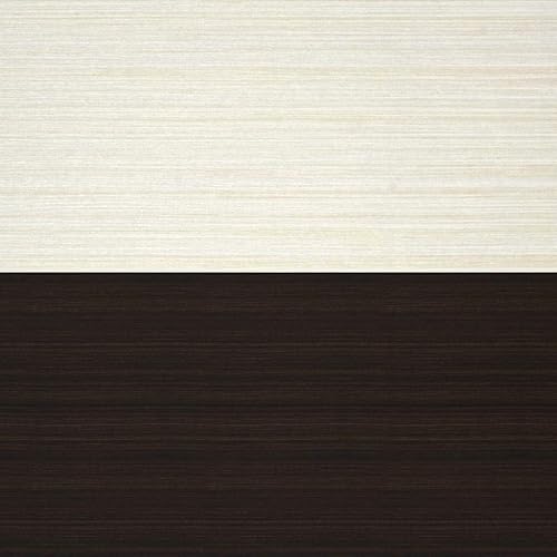 Miniatura 9 de Bestar Ridgeley - Escritorio ejecutivo en forma de U con pedestal y cabaña 65 W color chocolate blanco Chocolate scuro, Blanco (White Chocolate)