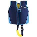 Toddler Boy Swim Training Vest - Genwiss Kids Swim Float Vest for 5-7 Years Infant Fit 38-55 lbs, Size Large, Blue