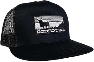 Rodeo Time Western Mesh Flatbill