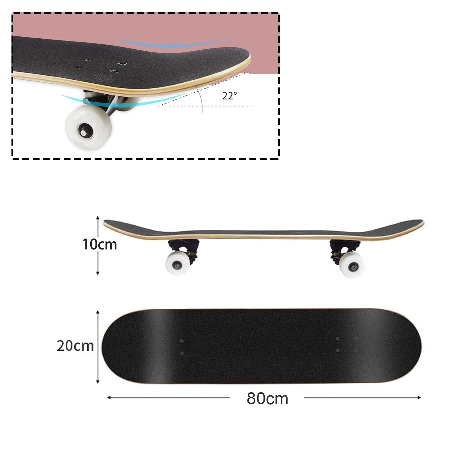 31インチ コンプリートスケートボード Amazon.co.jp: スケートボード 31インチ コンプリートセット スケボー