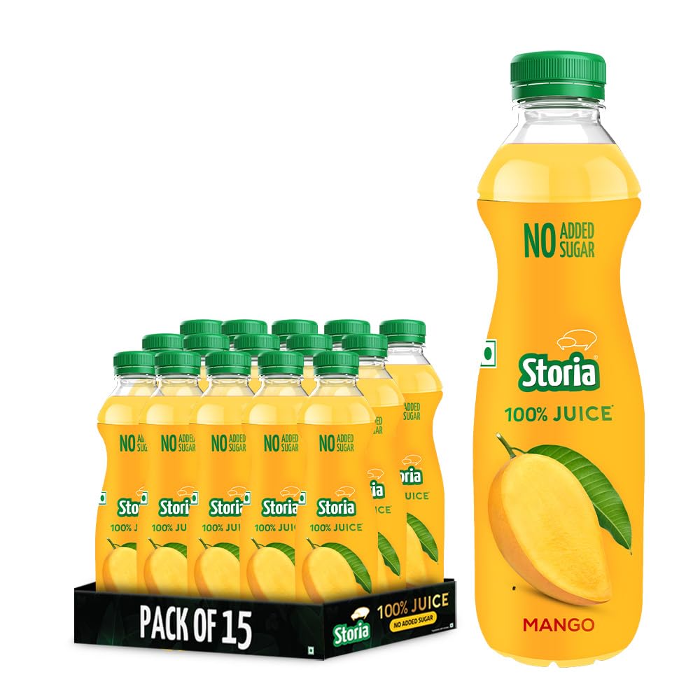 Storia 100% Juice Mango (Aam), No Added Sugar, No Added Preservatives -750ml (Pack of 15) (B0C2CSVCHV) Amazon Price History, Amazon Price Tracker