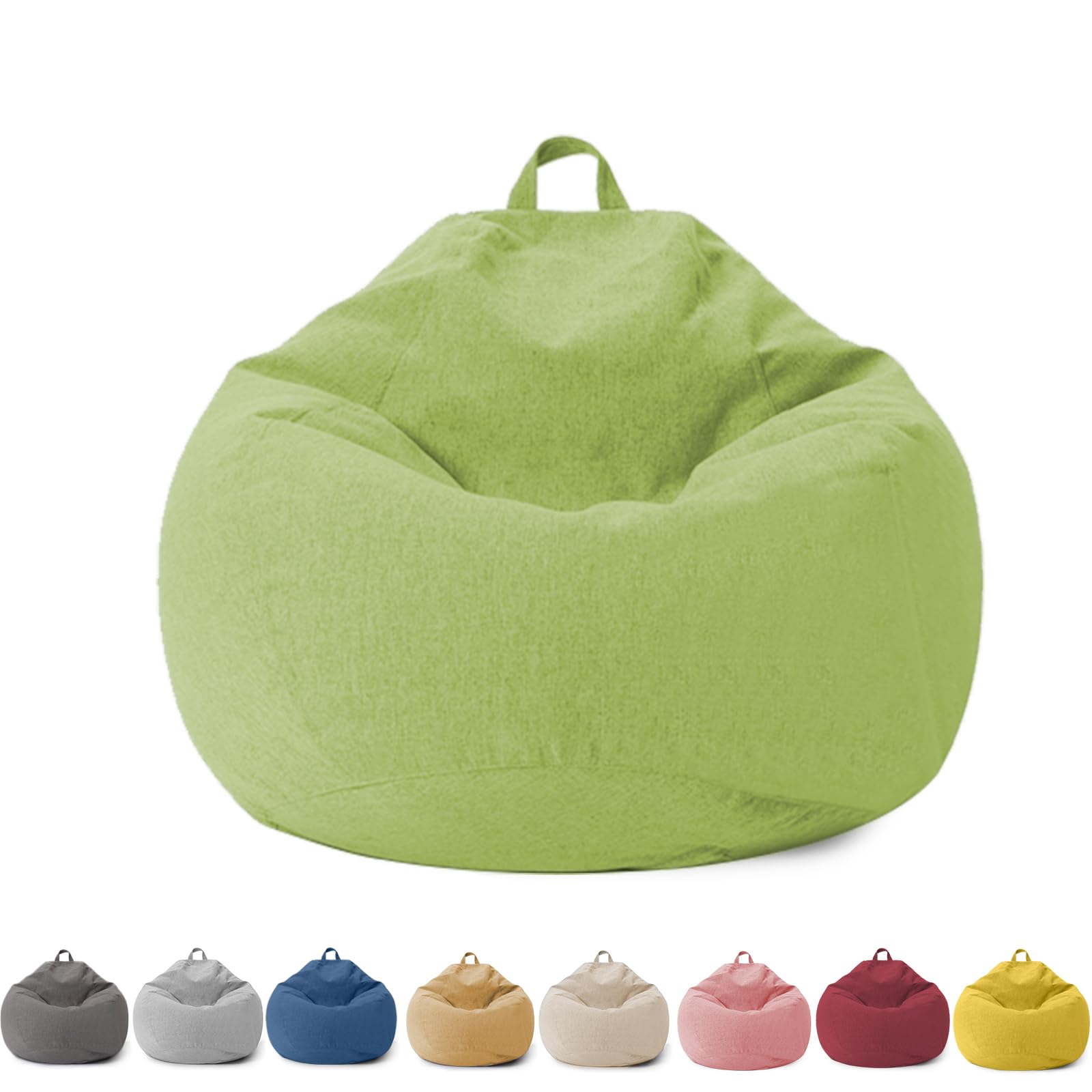 Sacco Seduto per Bambini e Adulti, Coprimaterasso Sacco Seduto Senza Riempimento, con Cerniera, per Adulti e Bambini, 100 x 120 cm Poltrona Sacco per Camera da Letto, Ufficio, Soggiorno, Terrazza
