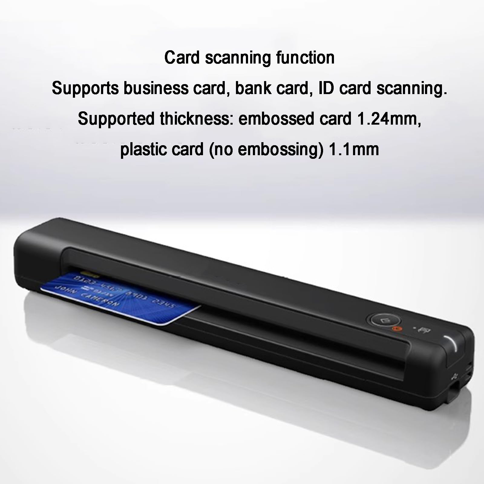 Scanner Portatile per Documenti A4, Scanner a Fogli Fronte-Retro, Supporta La Scansione di Schede, velocità di Scansione 5,5 S/Pagina, Scansione su E-Mail O PDF, Plug And Play