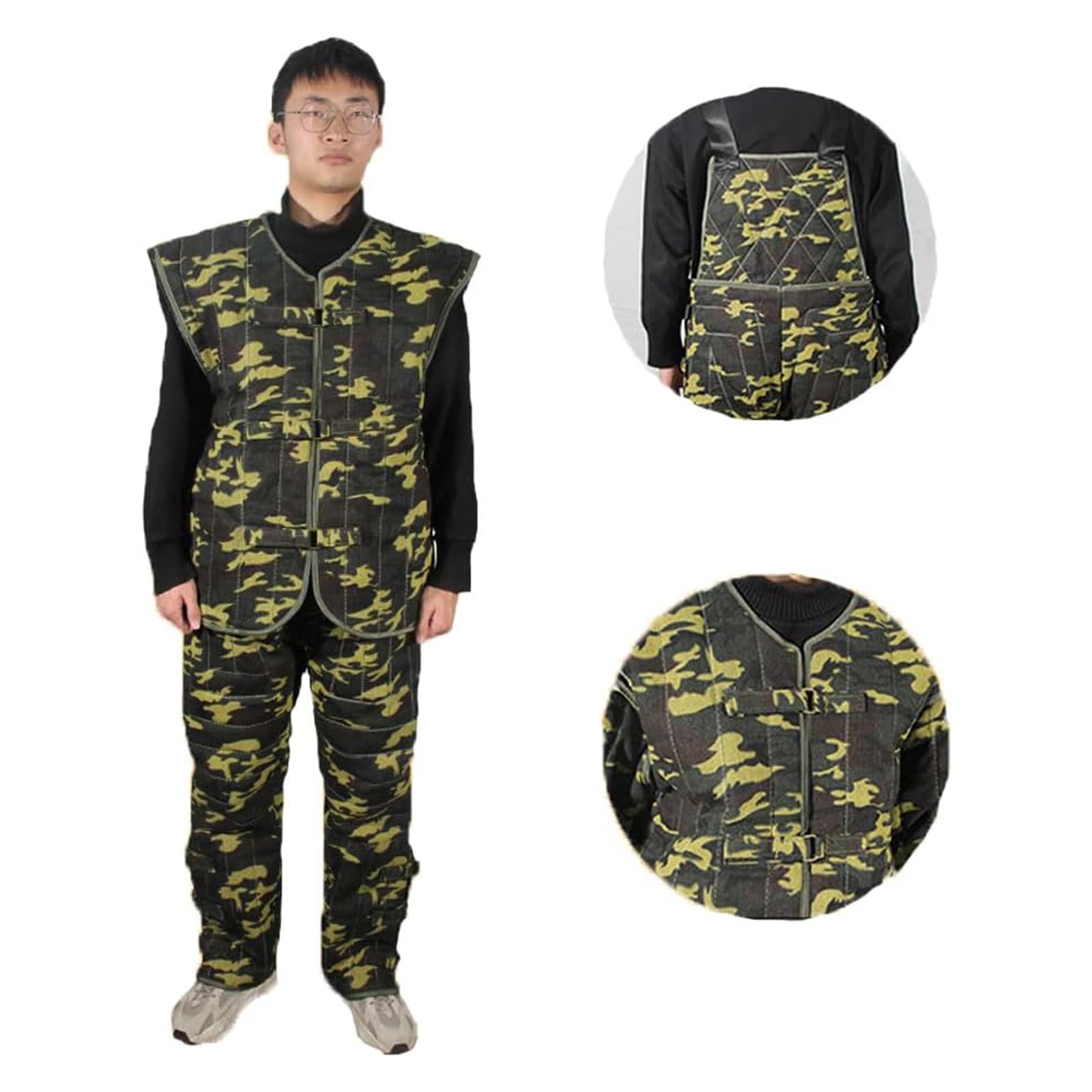 FAXIOAWA Traje de Entrenamiento Profesional para Perros, Ropa Protectora, Traje de Entrenamiento para Perros, Traje de mordida para Entrenamiento de Perros