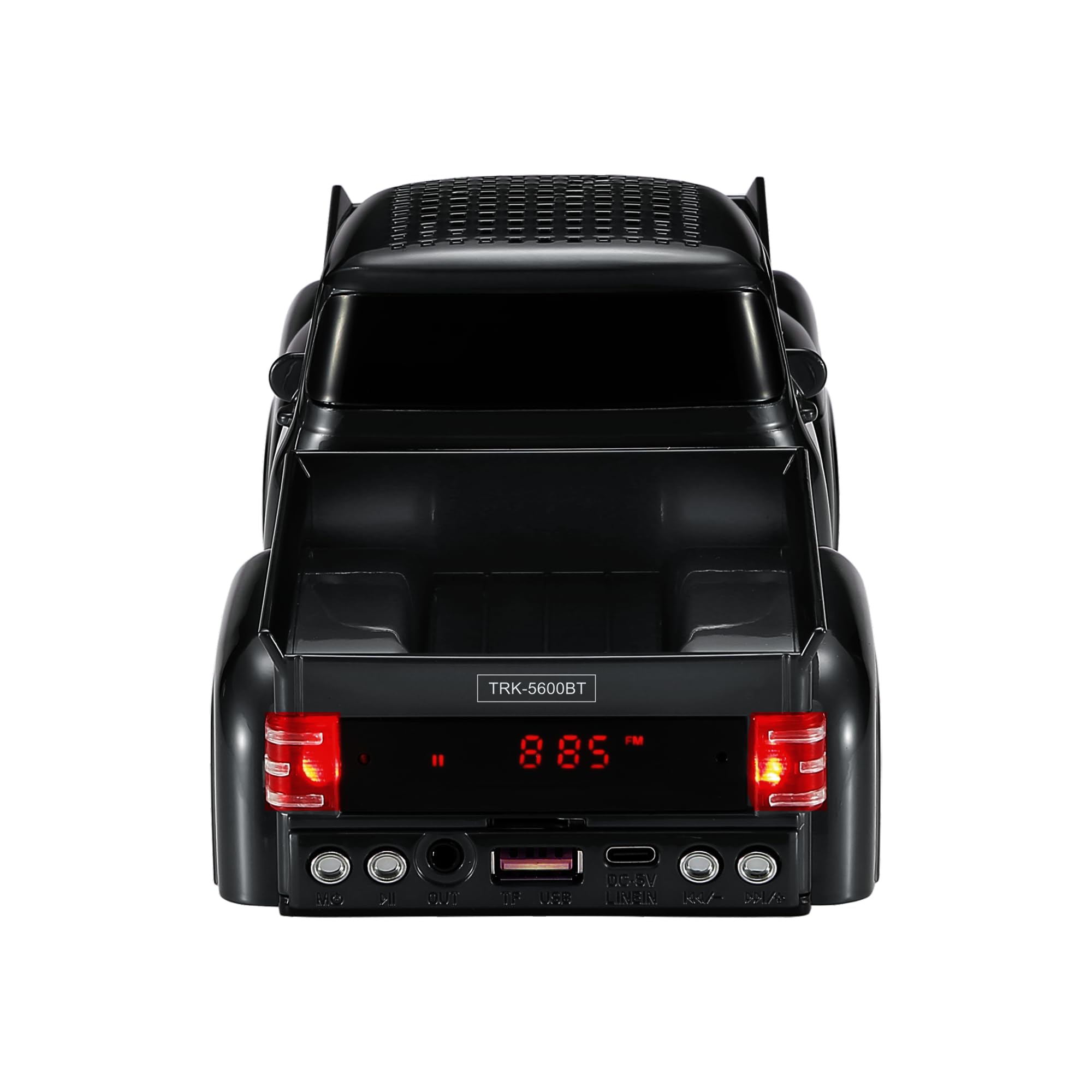 Audiobox SoundRides - Riproduzione di auto e camion con altoparlante Bluetooth, vivavoce, microfono integrato (Hot Rod Low Rider, nero)