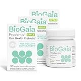 BioGaia Prodentis 3-Pack | Dental Probiotic Lozenges | Promote Healthy Gums & Teeth | Defend Against Dental Problems | Replenish Oral Microbiome | Improve Oral Health | Apple Flavor | 90 Day Supply