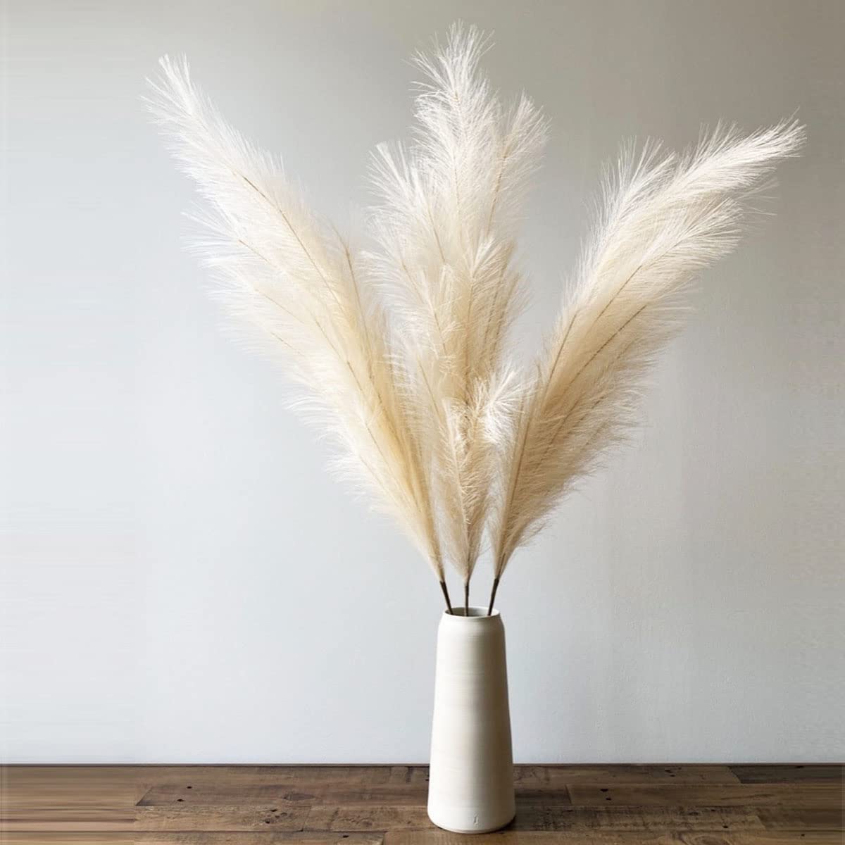 Buy TouYinger Faux Pampas Grass Tall Large, 43"/110cm 3 Stems Fake