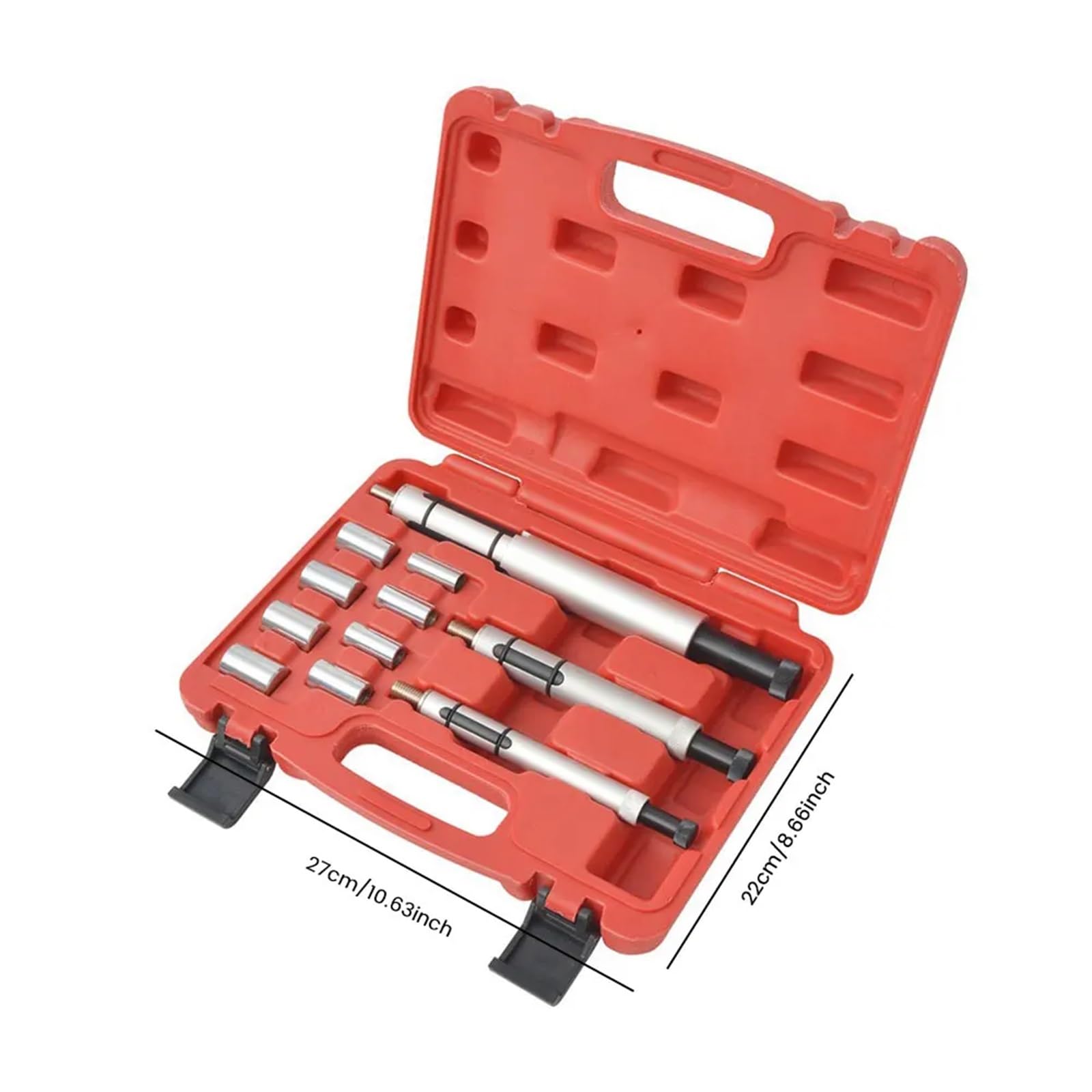 Eje centrado Embrague Herramienta Calibración Embrague Coche 11 Piezas 12-20 Mm Kit Alineación Eje Centrado Pasador Centrado Juego Reemplazo Transmisión Cojinete Mano