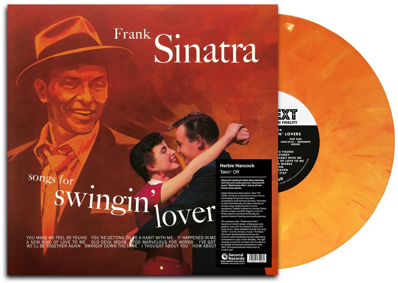 Frank Sinatra Songs For Swingin Lovers (orange Marble Vinyl) LP New 912000565547