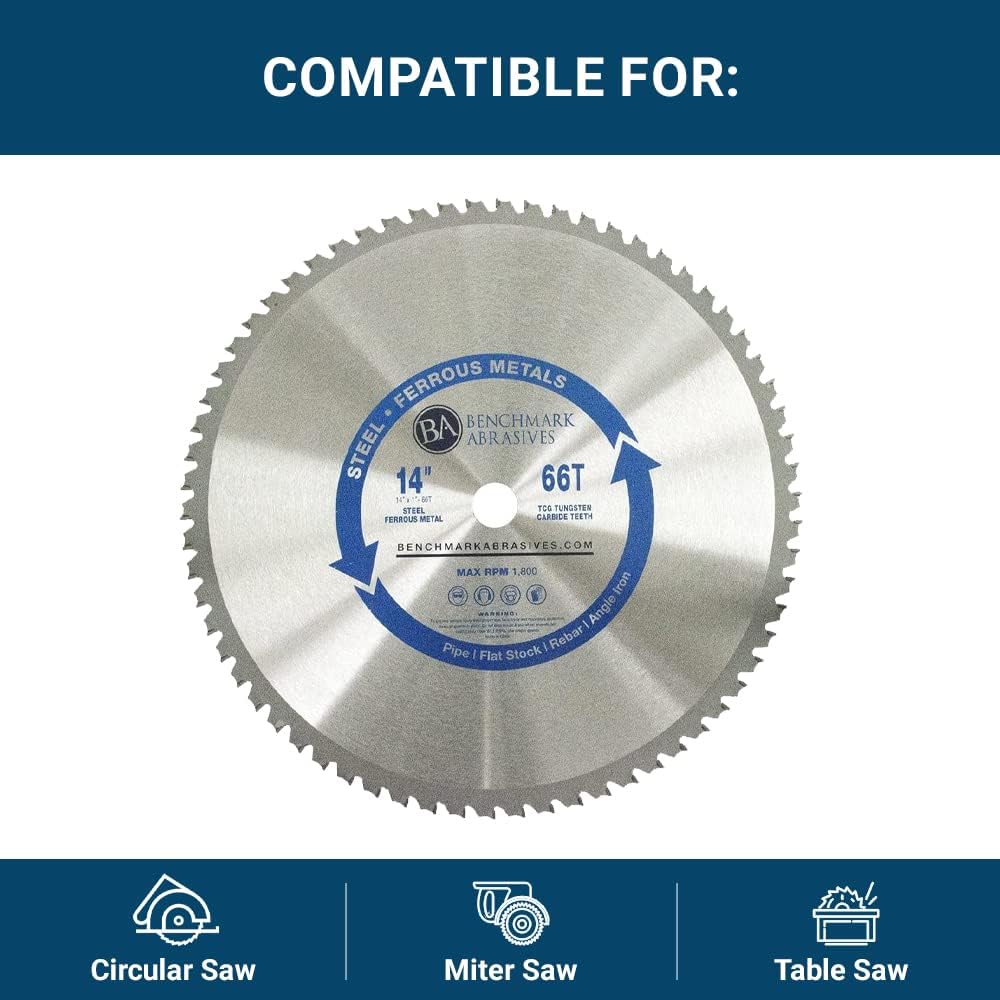 Lоwеѕt Prісе Benchmark Abrasives 14 66 Tooth Tungsten Carbid Tips Saw Blade for Thin Steel and Ferrous Metals Uр Tо 60% оƒƒ Benchmark Abrasives 14 66 Tooth Tungsten Carbid Tips Saw Blade for Thin Steel and Ferrous Metals