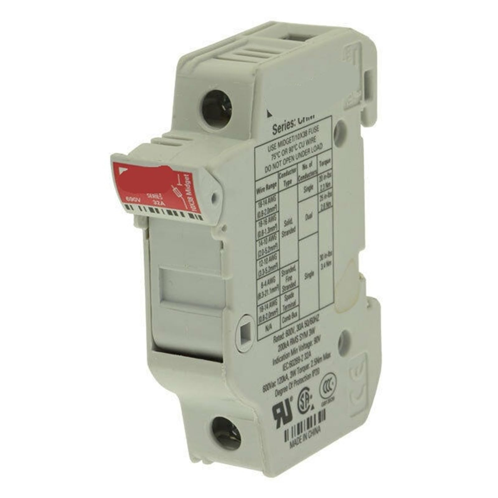 QRUYHBAJU Fast Fuse KTK-1-2-3 600V 3A 10x38mm Fuse