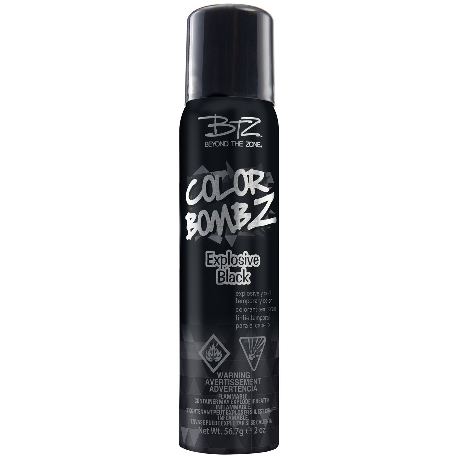 Explosive Black Temporary Hair Color Spray