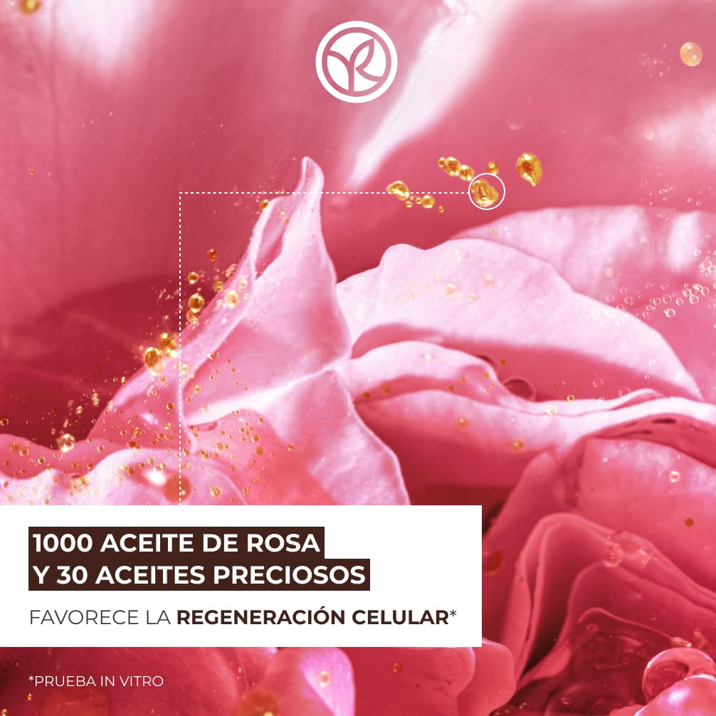 Yves Rocher RICHE CRÈME - Crema Facial de Noche Antiarrugas - Cuidado Nocturno Anti Edad para Mujeres - Con Aceite de 1000 Rosas para una Regeneración Celular Intensa - 50ml