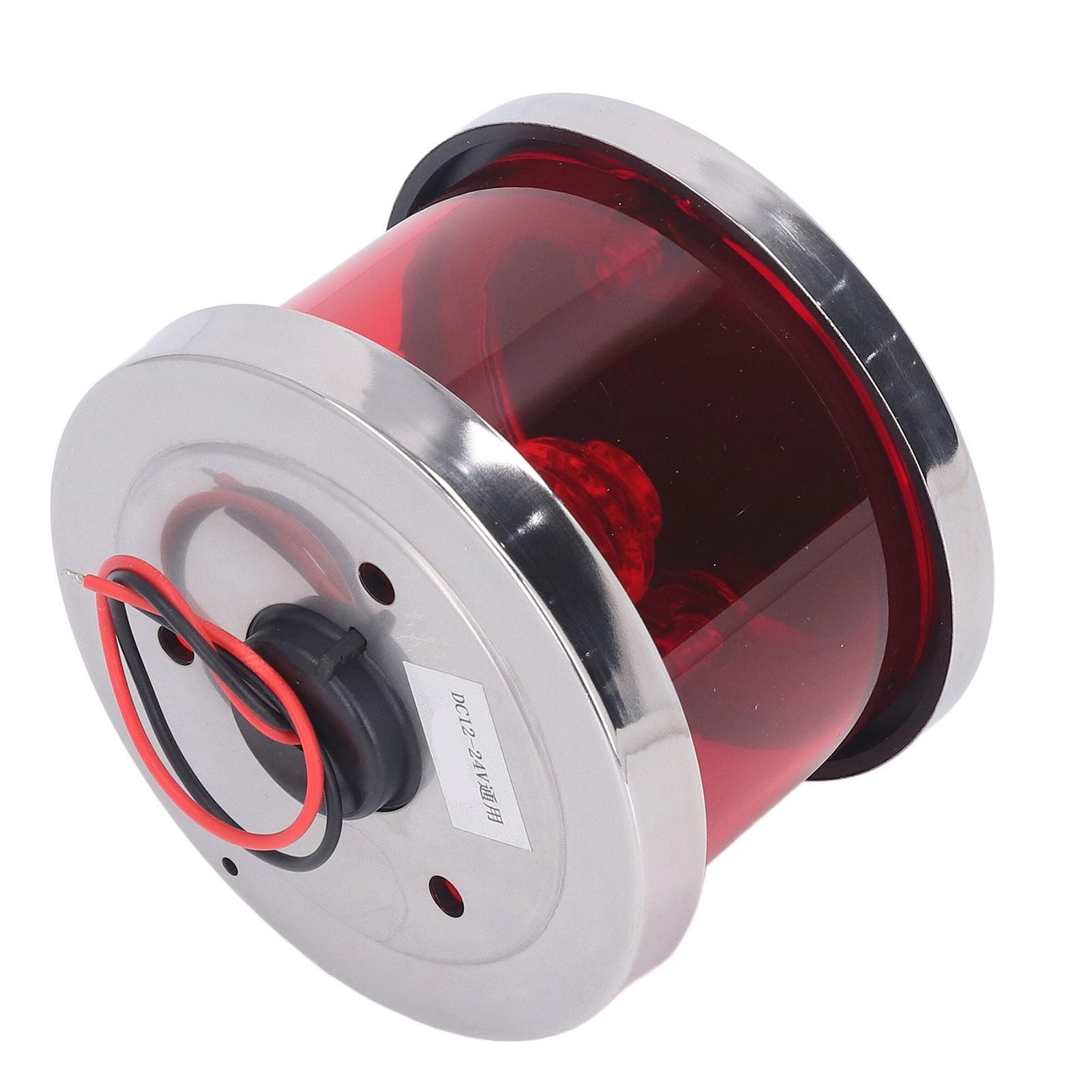 ETAINGYEUN LED Boat Navigation Light Stainless Steel Sturdy Bright Water Prevent Ideal Souvenirs for Pontoon Boats and Small Boats Outdoor Adventures Camping (Red)