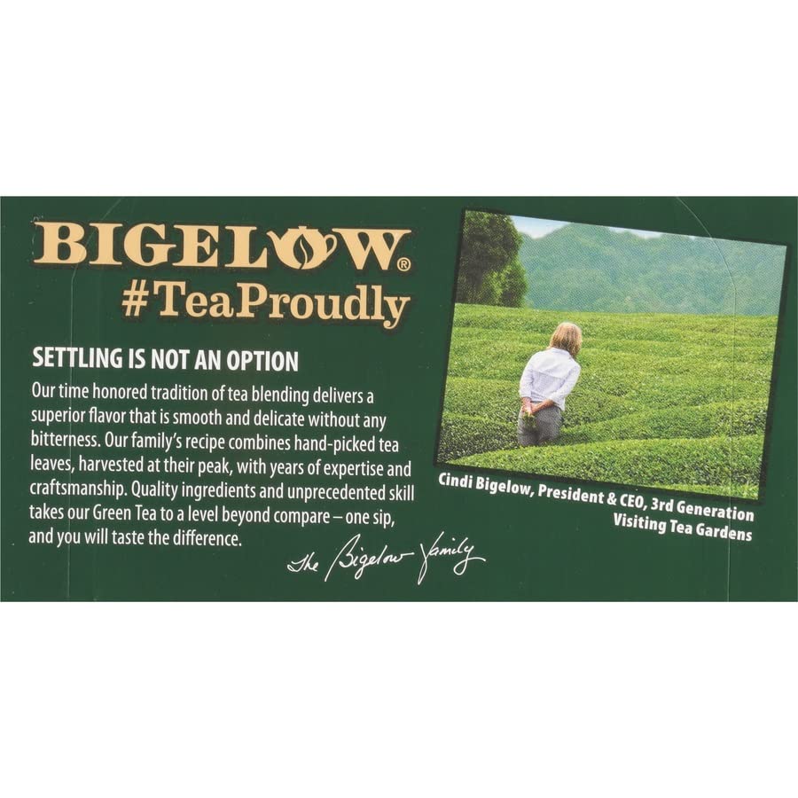 Bigelow Tea Classic Green Tea, Decaffeinated, 20 Count (Pack of 6), 120 Total Tea Bags