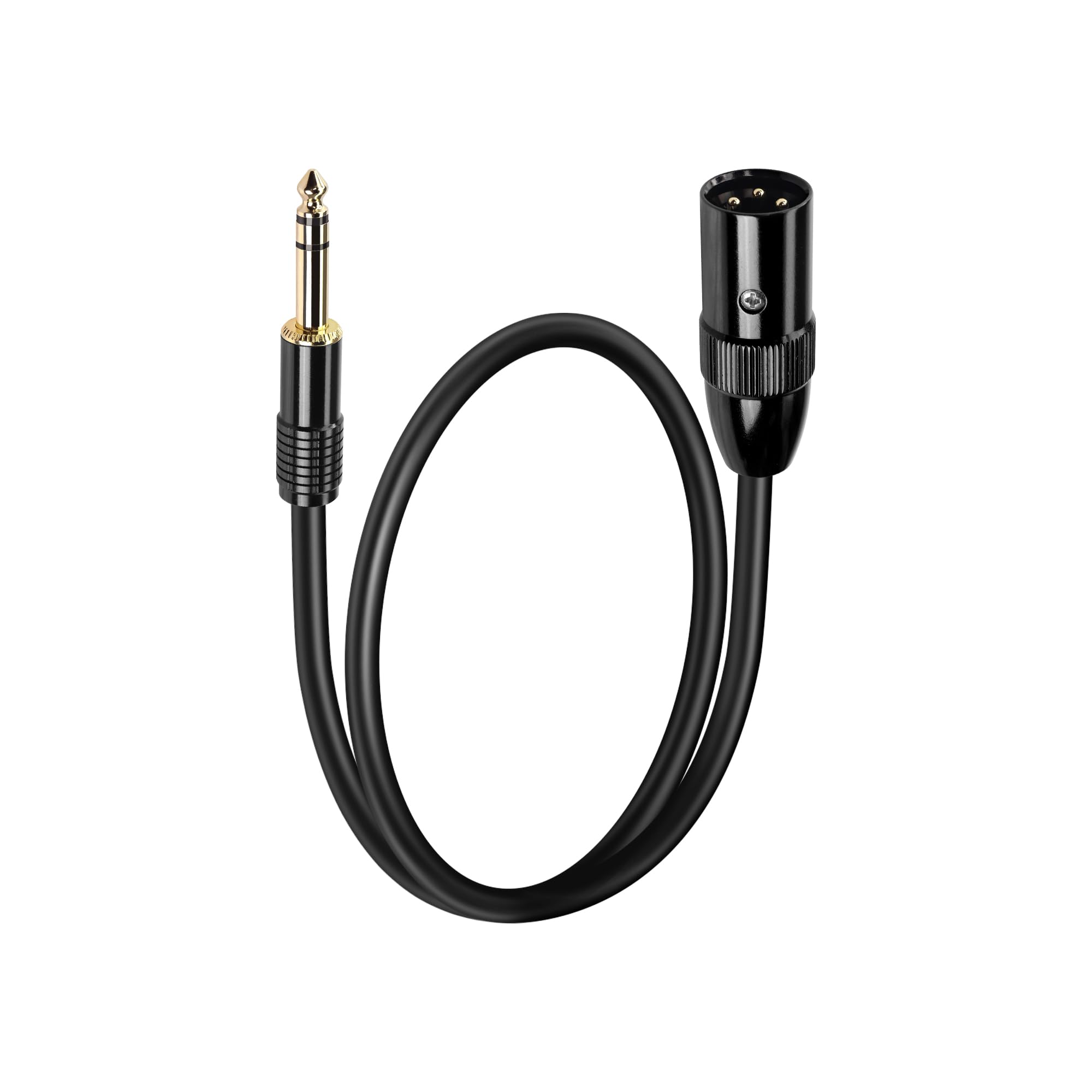 Connettore XLR Maschio/Connettore Jack Femmina Stereo 6.3 Mm - Foto 4