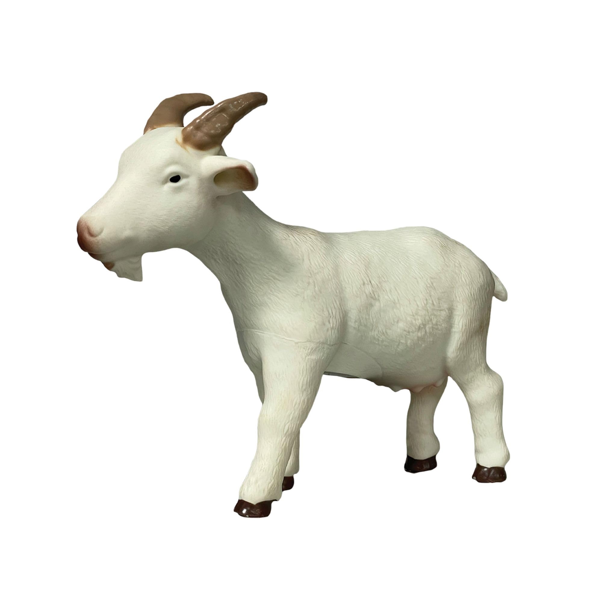 SoftArk Replicas - Goat from Deluxebase. Large Realistic Animal Figurines, Soft Eco-Friendly Kids Toys, Jumbo Farm Animal Toy for Imaginative Play.