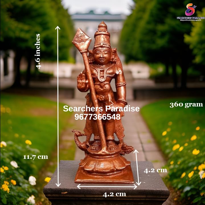 Image of Copper Murugar Idol | Patina Antique Finish | 322g