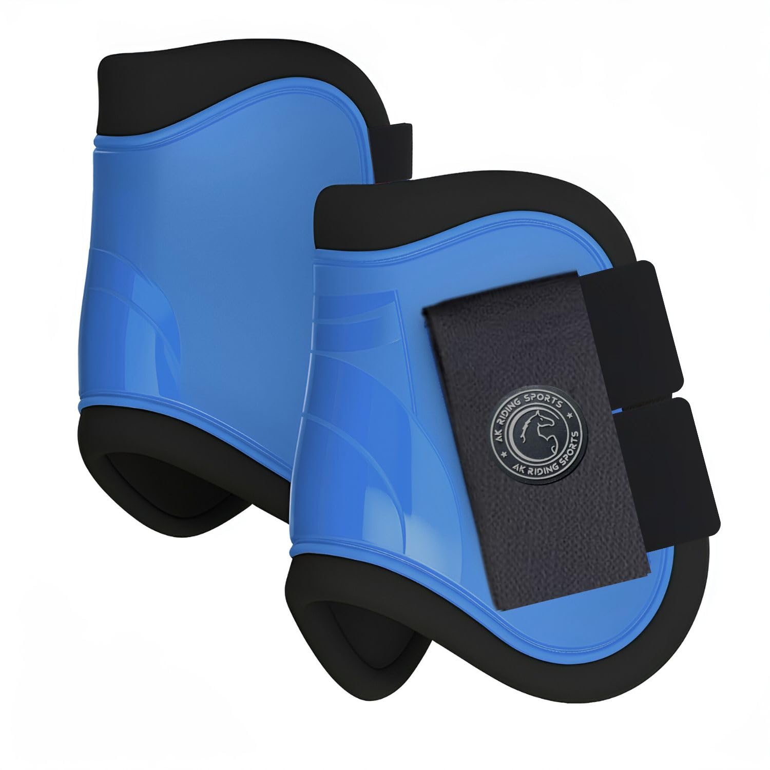 AK Pro-Tec Fetlock Horse Boots Protective Gear and Training Equipment - Equine Boots, Wraps & Accessories AKRS-6068-02 (Blue, Cob (Medium))