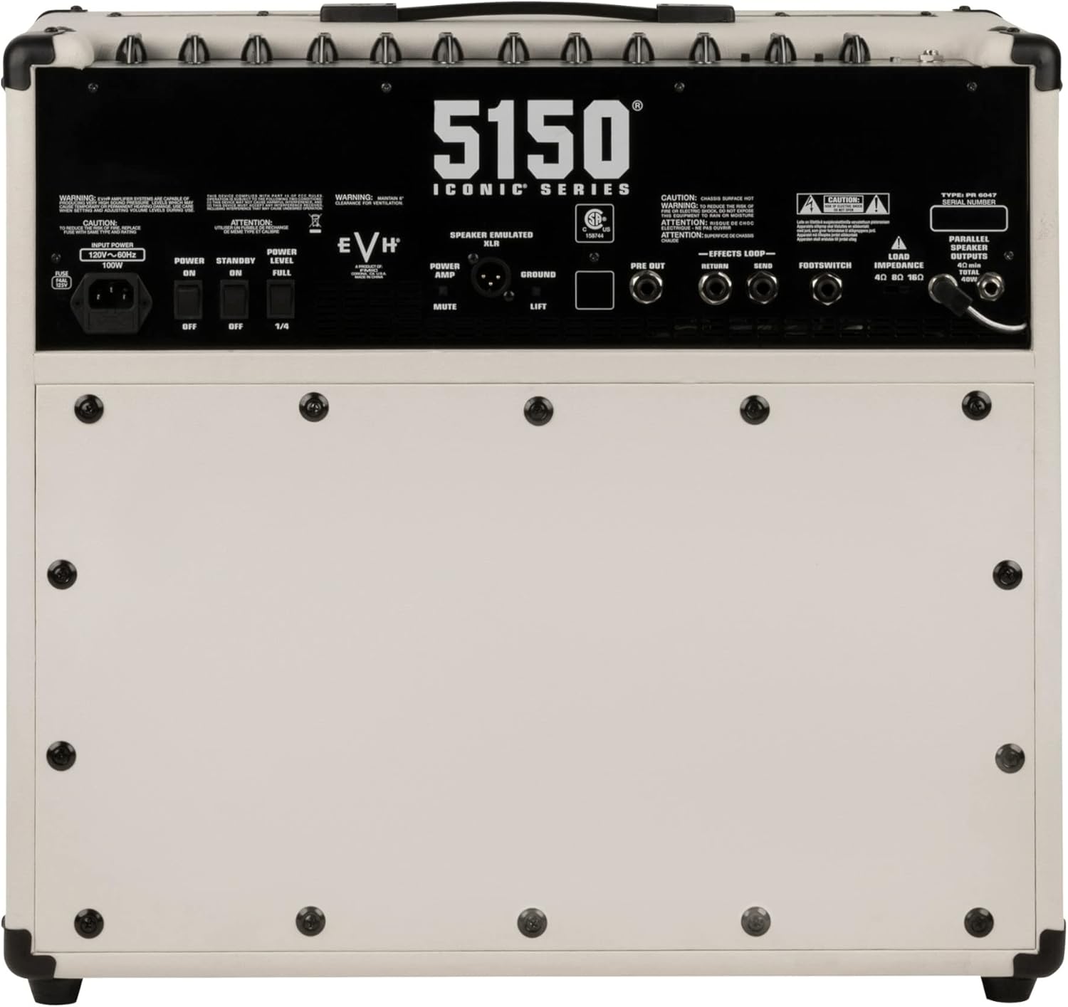 EVH 5150 Iconic Series 40-watt 1 x 12-inch Tube Combo Amp - Ivory