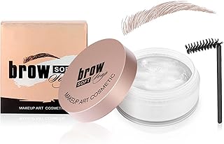 Wild Eyebrow Shaping Wax, Eyebrow Gel Clear, Brow Lift, Eyebrow Glue Eyebrow Wax Brow Gel Eyebrow Soap Kit Waterproof Long Lasting Brow Soap, Creates A Fluffy Feathered Look