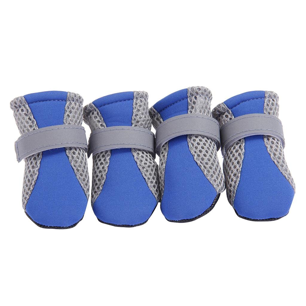 MYADDICTION S/M/L Skid-Proof Pet Dog Shoes, Puppy Boots Booties, Pets Paw Protector Blue L (B0BBMQSMYT) Amazon Price History, Amazon Price Tracker