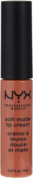 Nahaufnahme des Applikators der NYX Soft Matte Lip Cream 'Abu Dhabi' für präzises Auftragen.