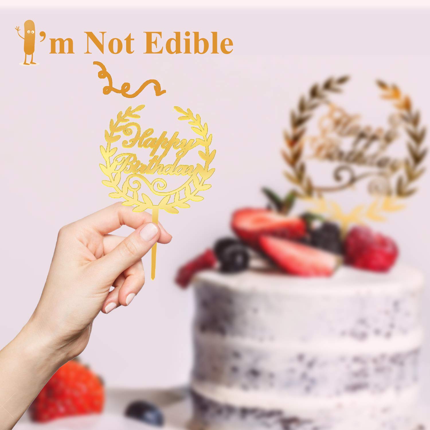 Lot De 6 Happy Birthday Cake Topper Décorations De Gâteau D