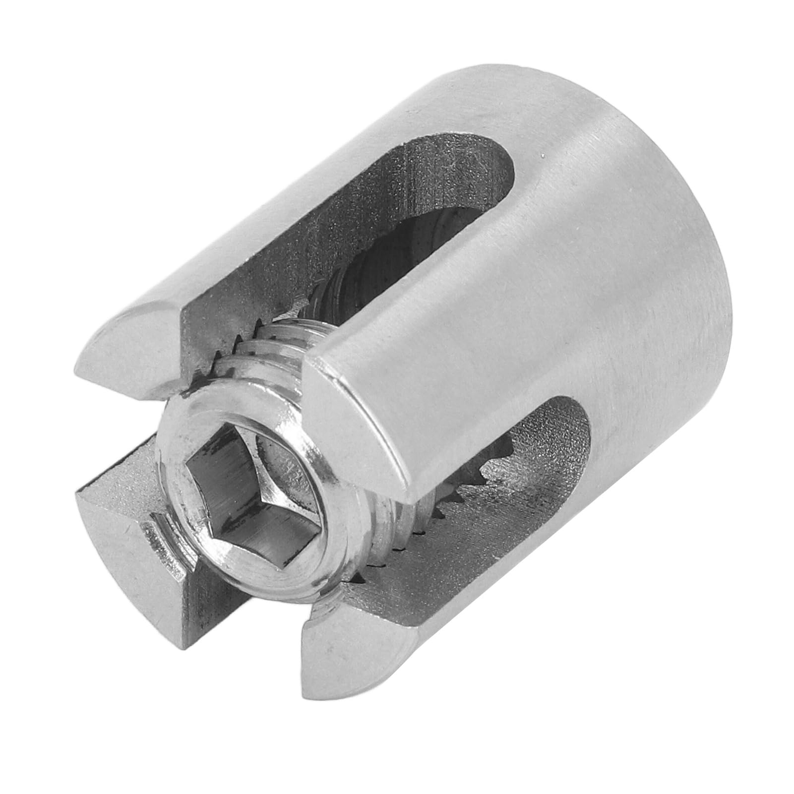 Zerodis Morsetto per Cavo Incrociato, Clip per Fune in Acciaio Inossidabile 316 per Ringhiera per Cavi, Adatto per Fune Inferiore a 8 Mm, Tenuta a Croce a 90 Gradi, Facile Installazione per