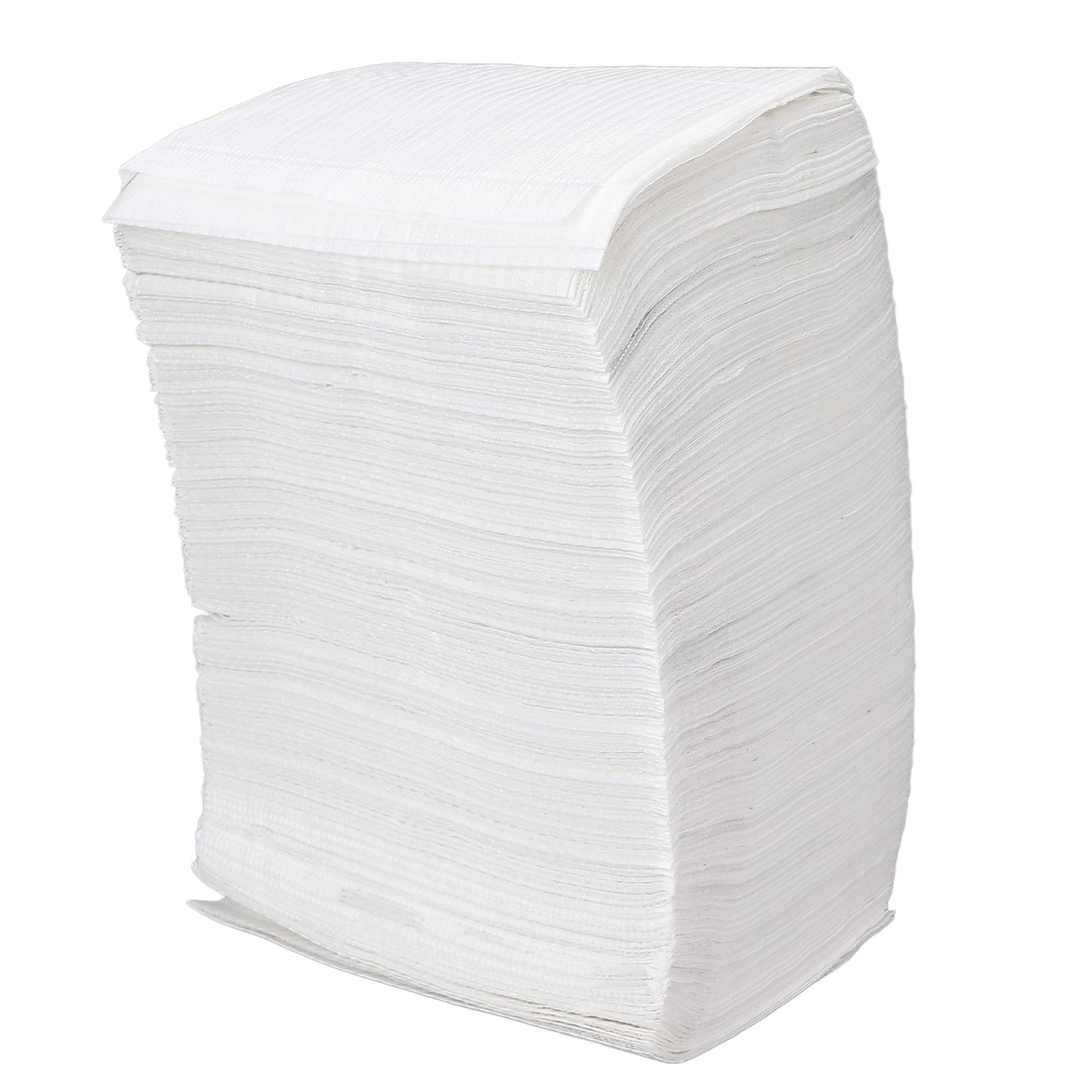 125 Pcs Bavoirs Dentaires Jetables, Drap de Tatouage Imperméable Bavoirs de Tatouage Imperméables, Couvertures de Table Tatouage, Plateau de Tatouage pour Les Fournitures Tatouage Dentaire (Blanc)