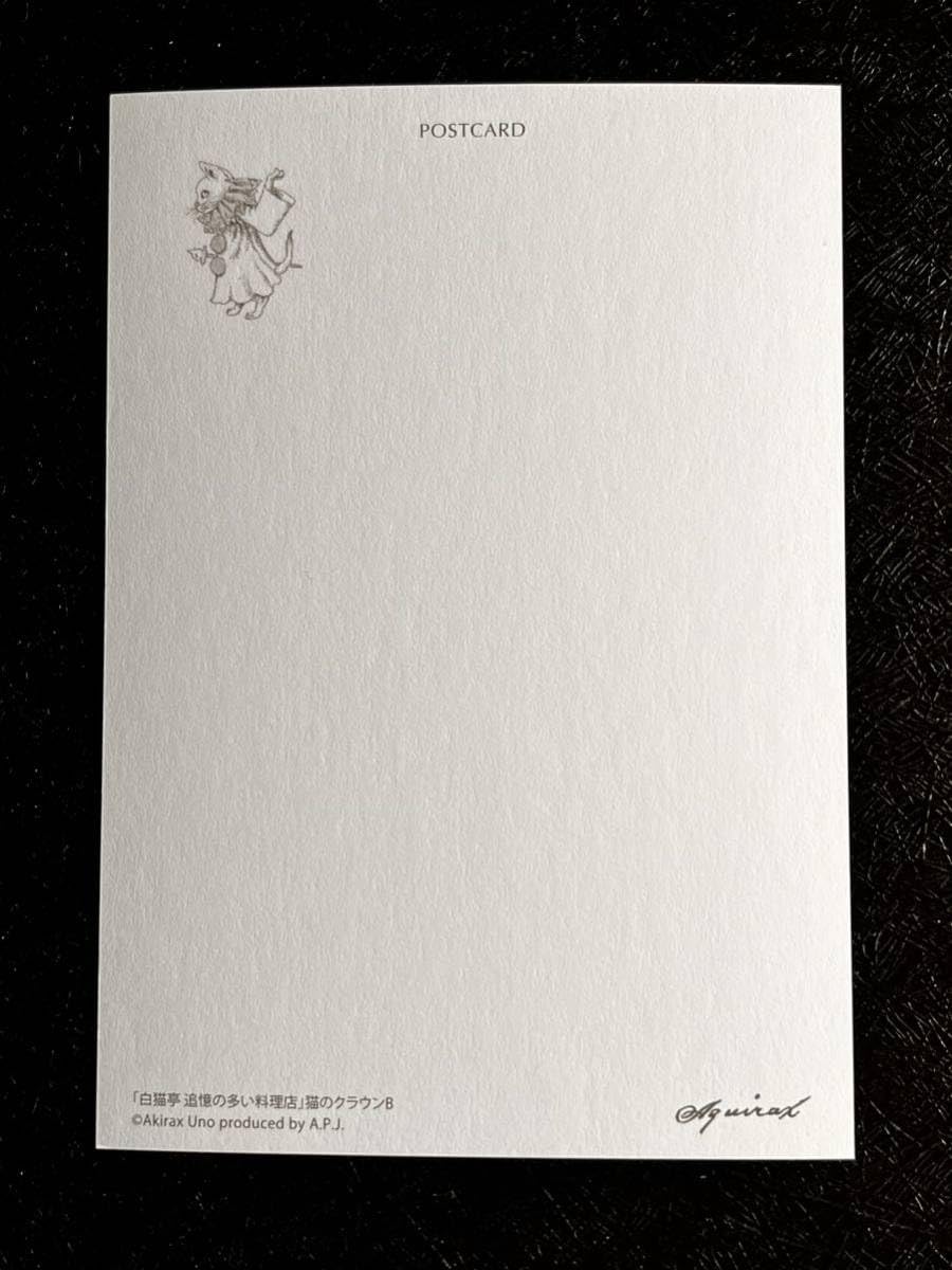 Amazon.co.jp: 宇野亜喜良のPostcard≪「白猫亭 追憶の多い料理店」猫