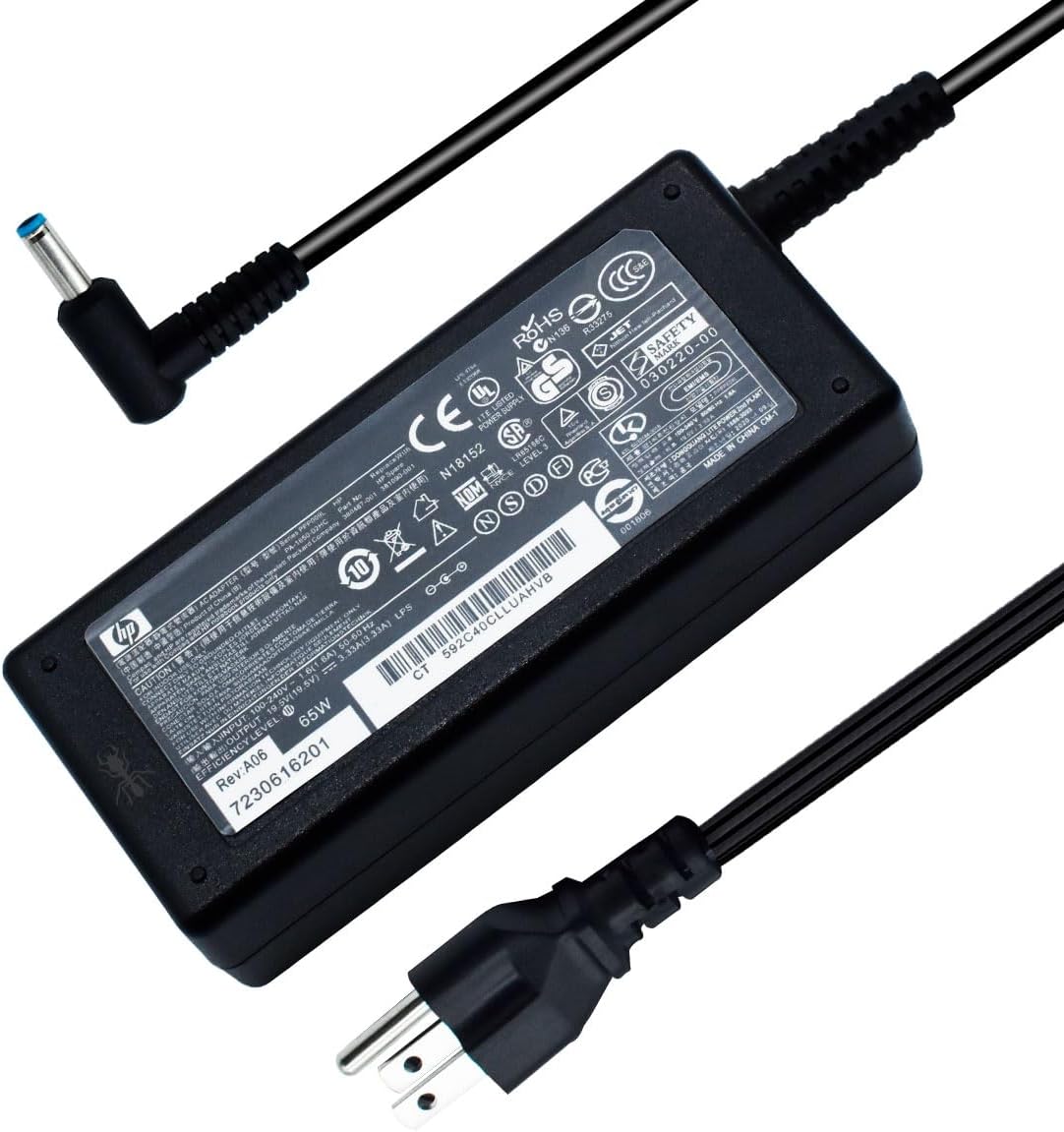 Adattatore CA Compatibile 19,5 V 3,33 A 65 W Per Laptop HP - Punta Di - Foto 12