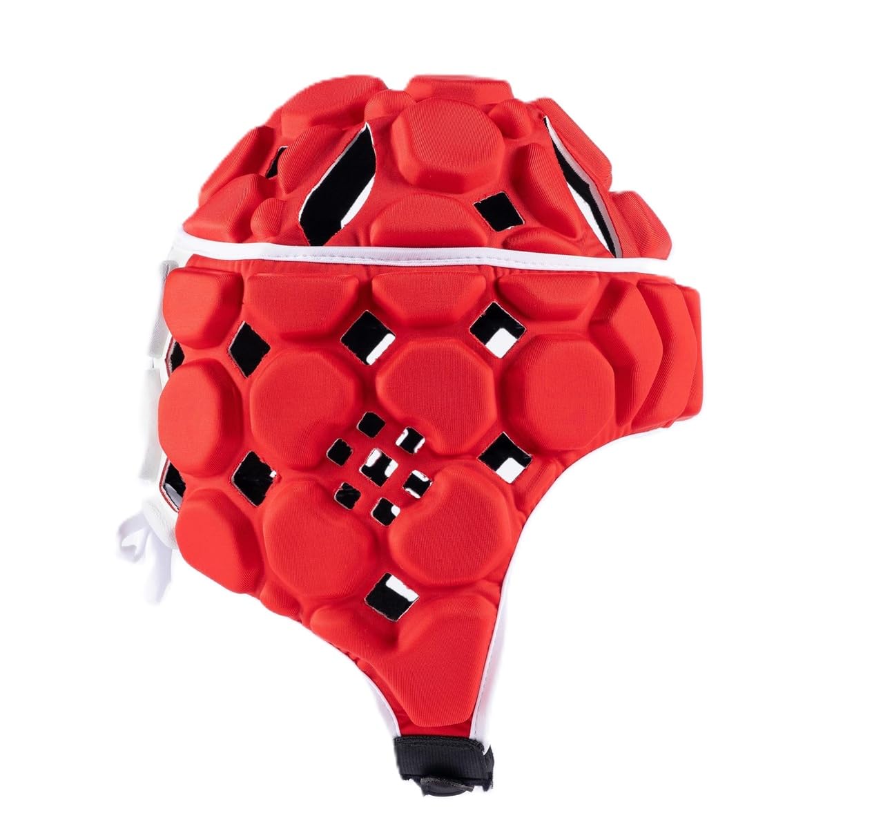 Casco Rugby Gilbert Octane Rojo/Blanco - Headguard Rugby - Tallas Senior/Junior