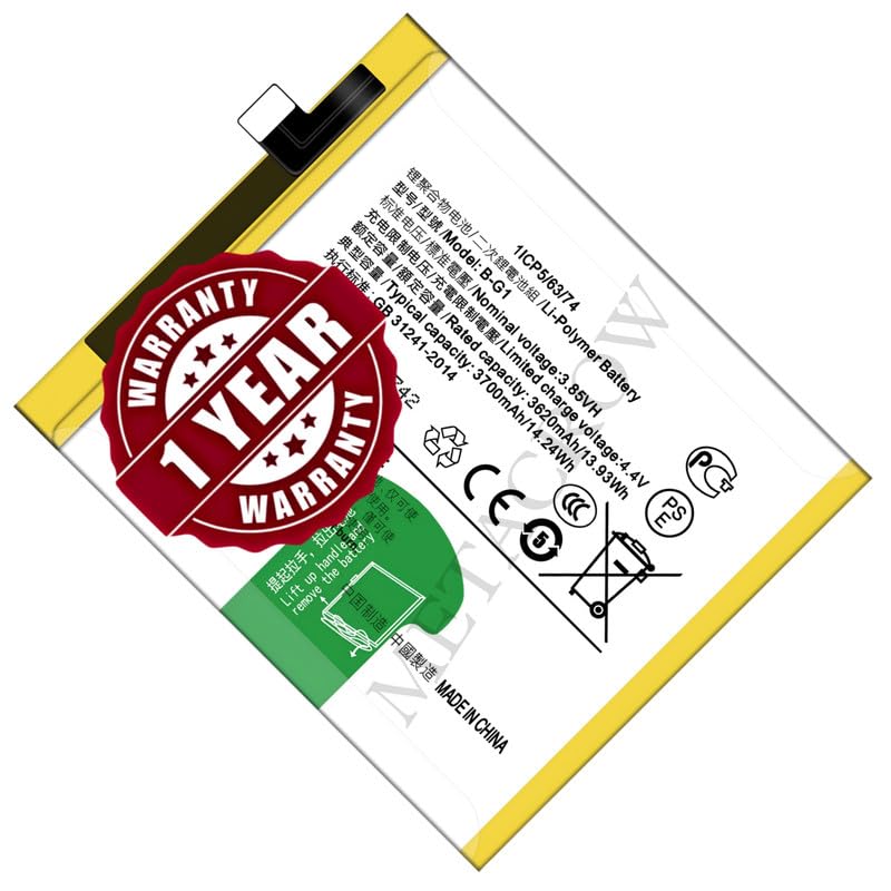 Image of Original B-G1 Battery Compatible for Vivo V15 Pro (Vivo 1818) - (3700mAh) - 1 Year Warranty JK1