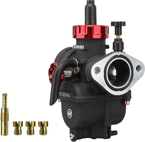 Miniatura 8 de NIBBI Carburetor PE22mm, Fits 110cc 125cc 130cc Flange Motorcycle Engines, With Main Pilot jet, fits for Apollo RFZ125 SSR125 GY6 ATV Pit Dirt bike