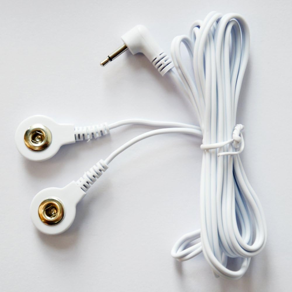 DC 2.5mm Length 60'' Electrode Wires for Tens EMS Machinewith Snap 3.5mm (5)