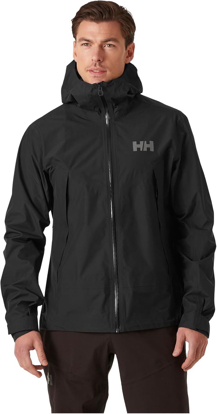 Мужская куртка Helly Hansen Rain Jacket, цвет: Чёрный
