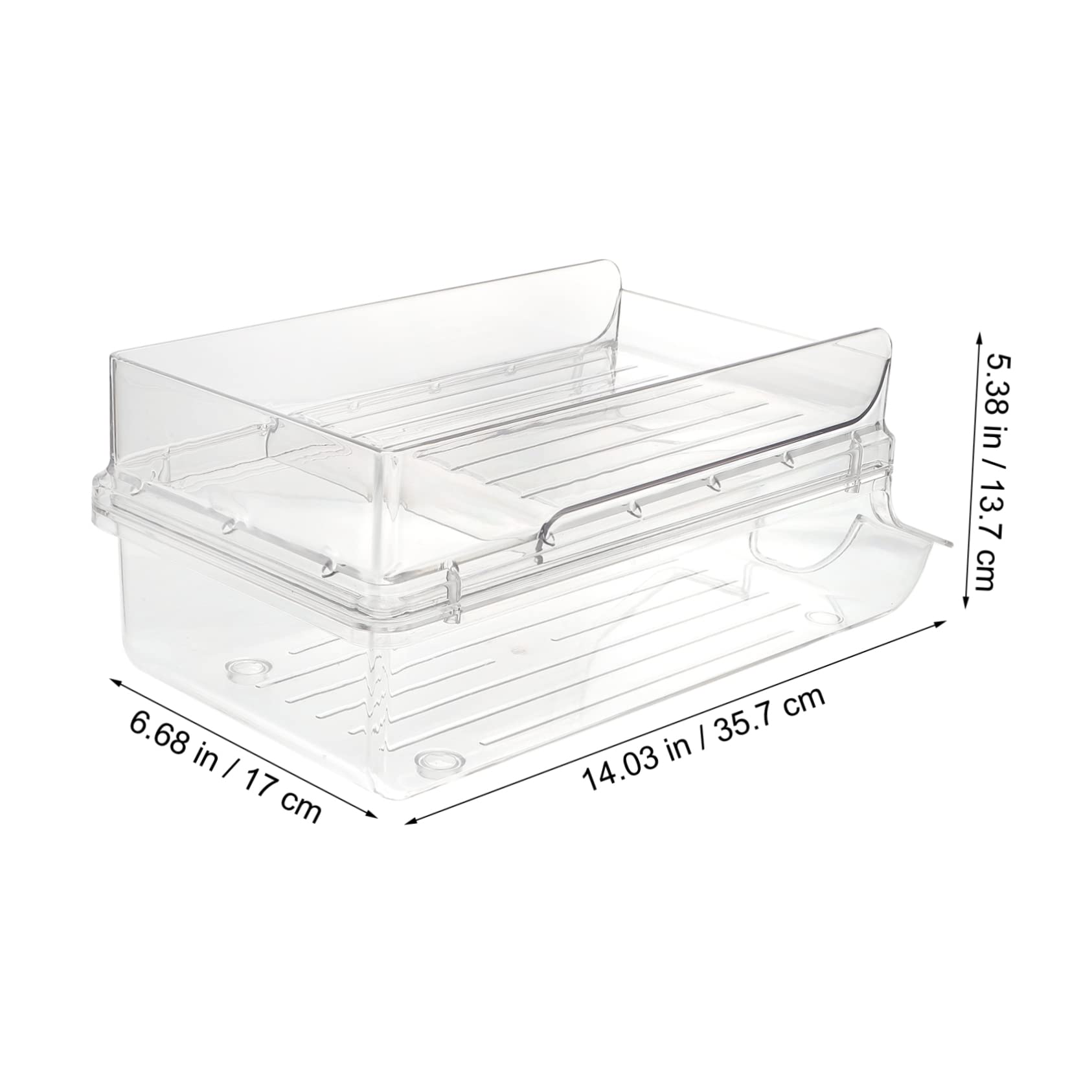 NAMOARLY Beverage Can Dispenser Fridge Bottle Holder Can Drink Holder Plastic Material