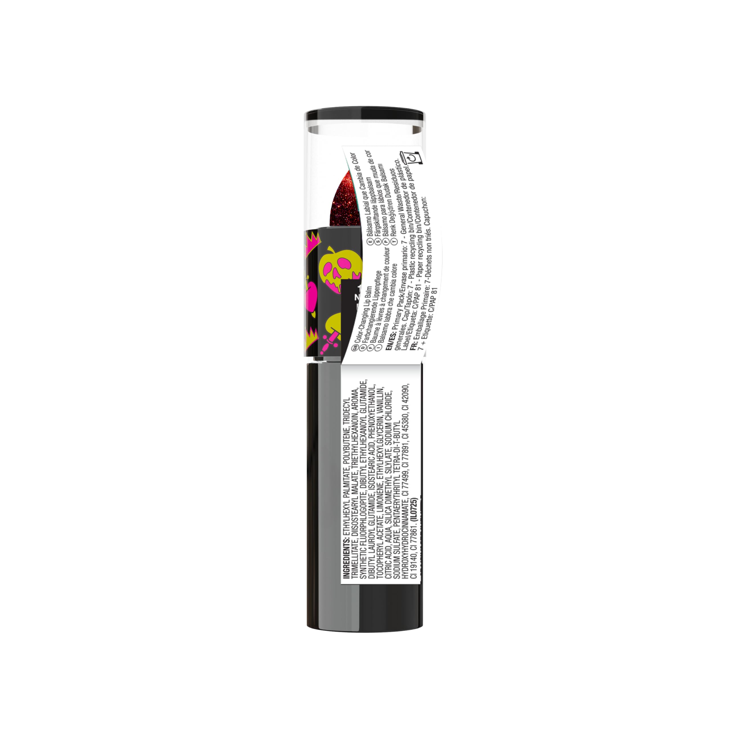 Wet n Wild x Disney Villains Be Wicked Lip Balm – Balsam do Ust Zmieniający Kolor pH, Nawilżający Tint, Dangerously Sweet