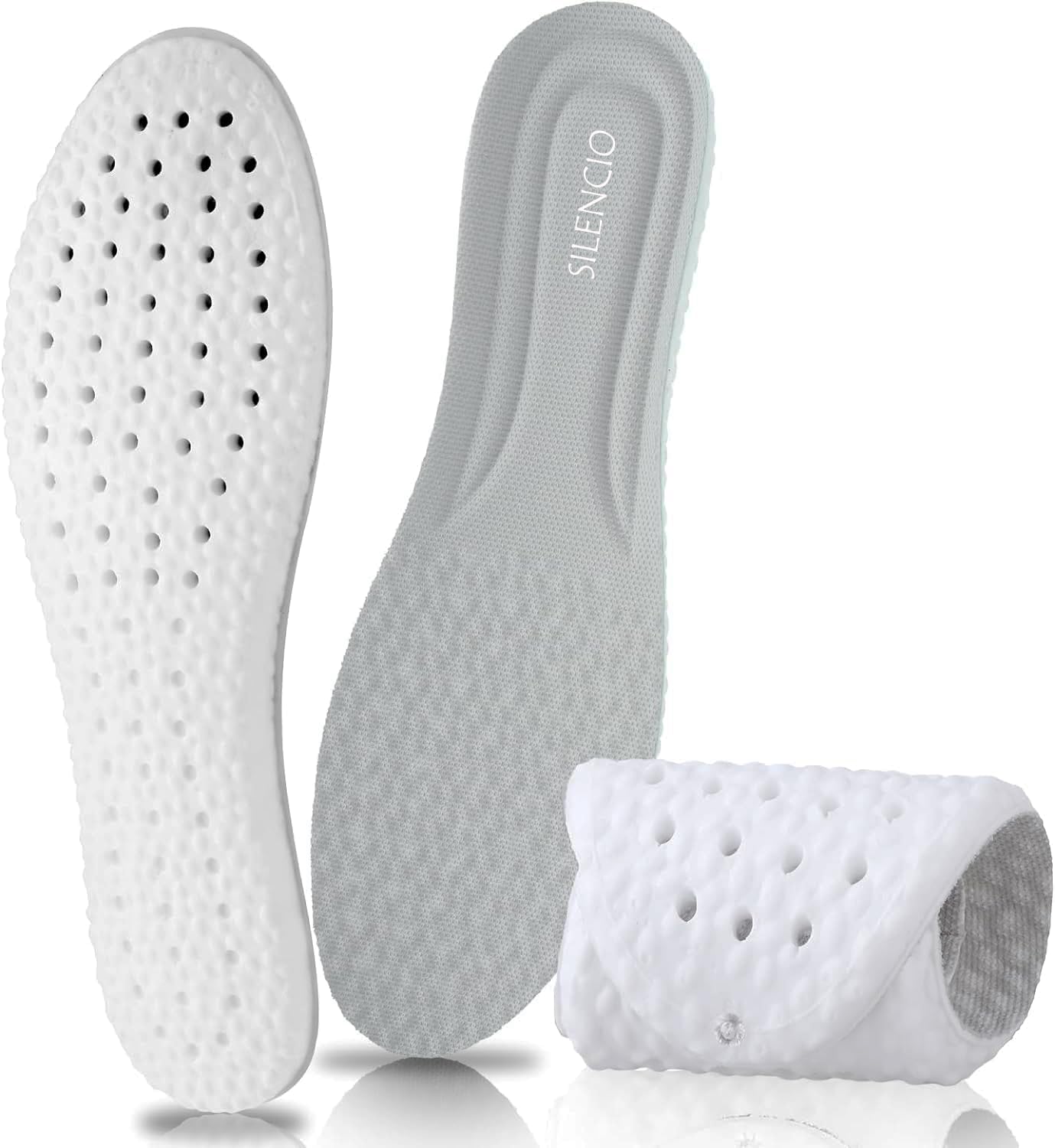 See full amazon price history chart for SILENCIO Memory Foam Gel Insoles for Mens Work Insoles Foot Support 4d Cloud Technology Sports Insert Foot Protection Cloud Feeling Insole for Women and Men (EU 41-45) SILENCIO Memory Foam Gel Insoles for Mens Work Insoles Foot Support 4d Cloud Technology Sports Insert Foot Protection Cloud Feeling Insole for Women and Men (EU 41-45) (B0CVS3SYKD) Amazon Price History, Amazon Price Tracker