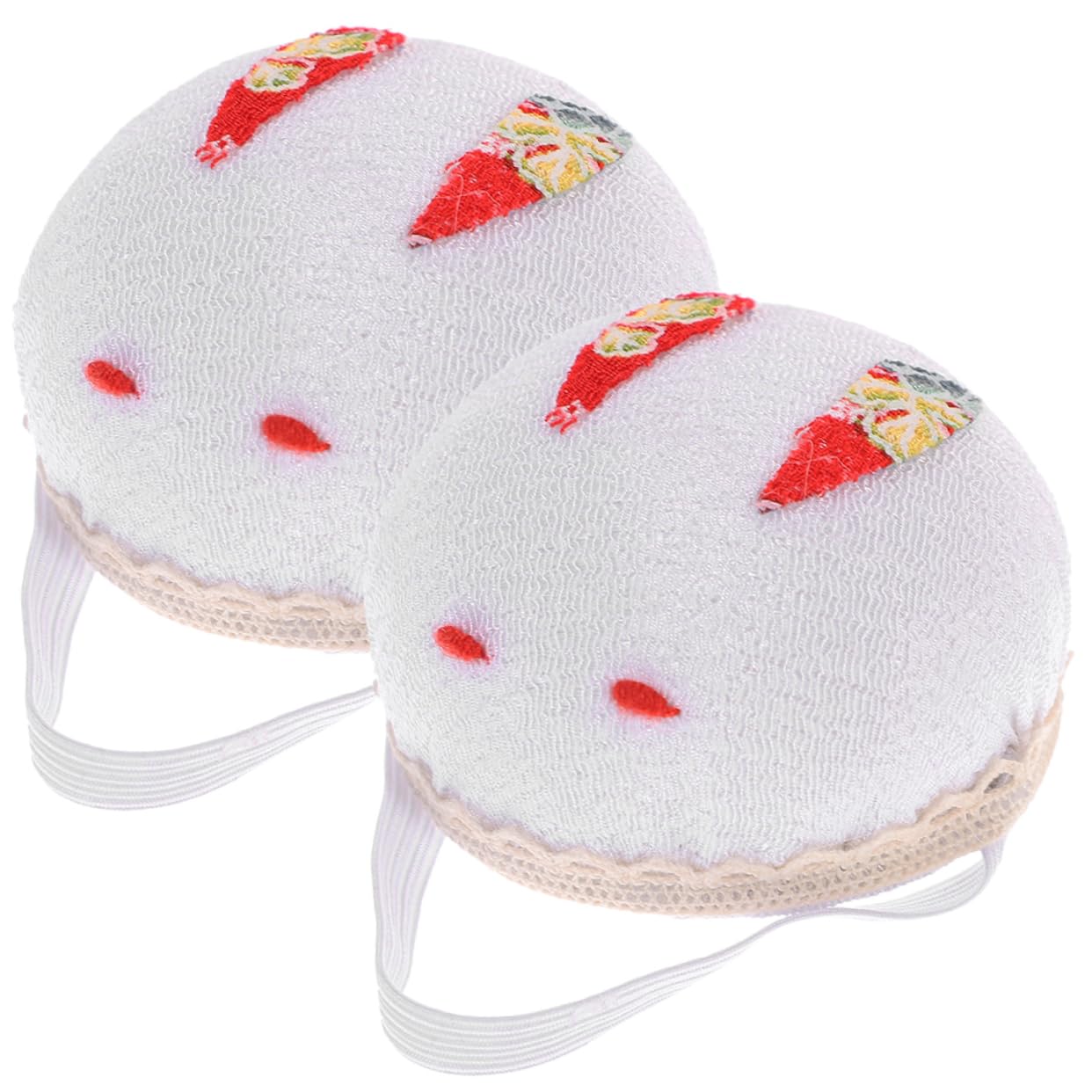 Gogogmee 2Pcs Wear Resistant Wrist Pin Cushion Handy Pin Holder for DIY Sewing Embroidery and Cross Stitch Compact Convenient Design for and Organization