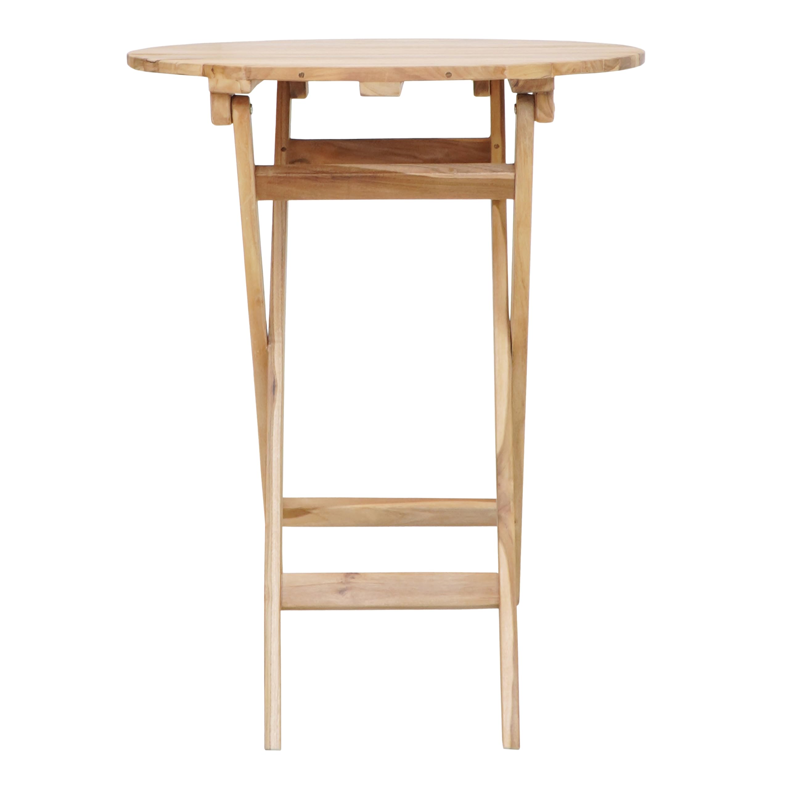 AXI Rae Table Et Chaise Bistrot, 2 Chaises 1 Table, Ensemble Bistro Extérieur en Bois, 100% Teck - Salon De Jardin Bistrot, Table Bistrot pour Jardin/Balcon/Terrasse