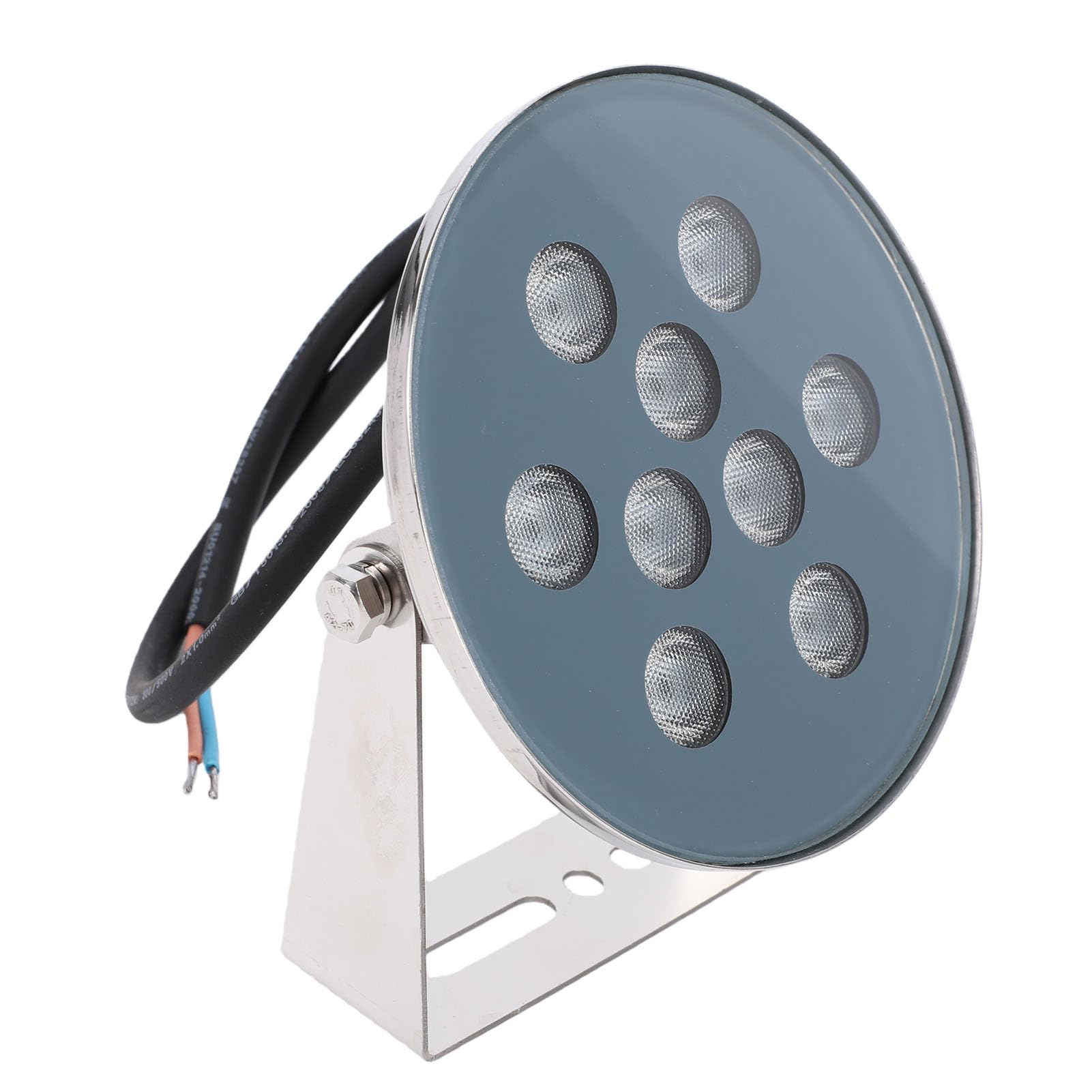Fdit Luce Subacquea LED, Faretto per Laghetto in Acciaio Inox 12 Cm per