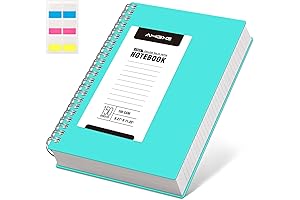 Perfect Spiral Notebook A4 8.5 x 11 Inch, 300 Pages College Ruled