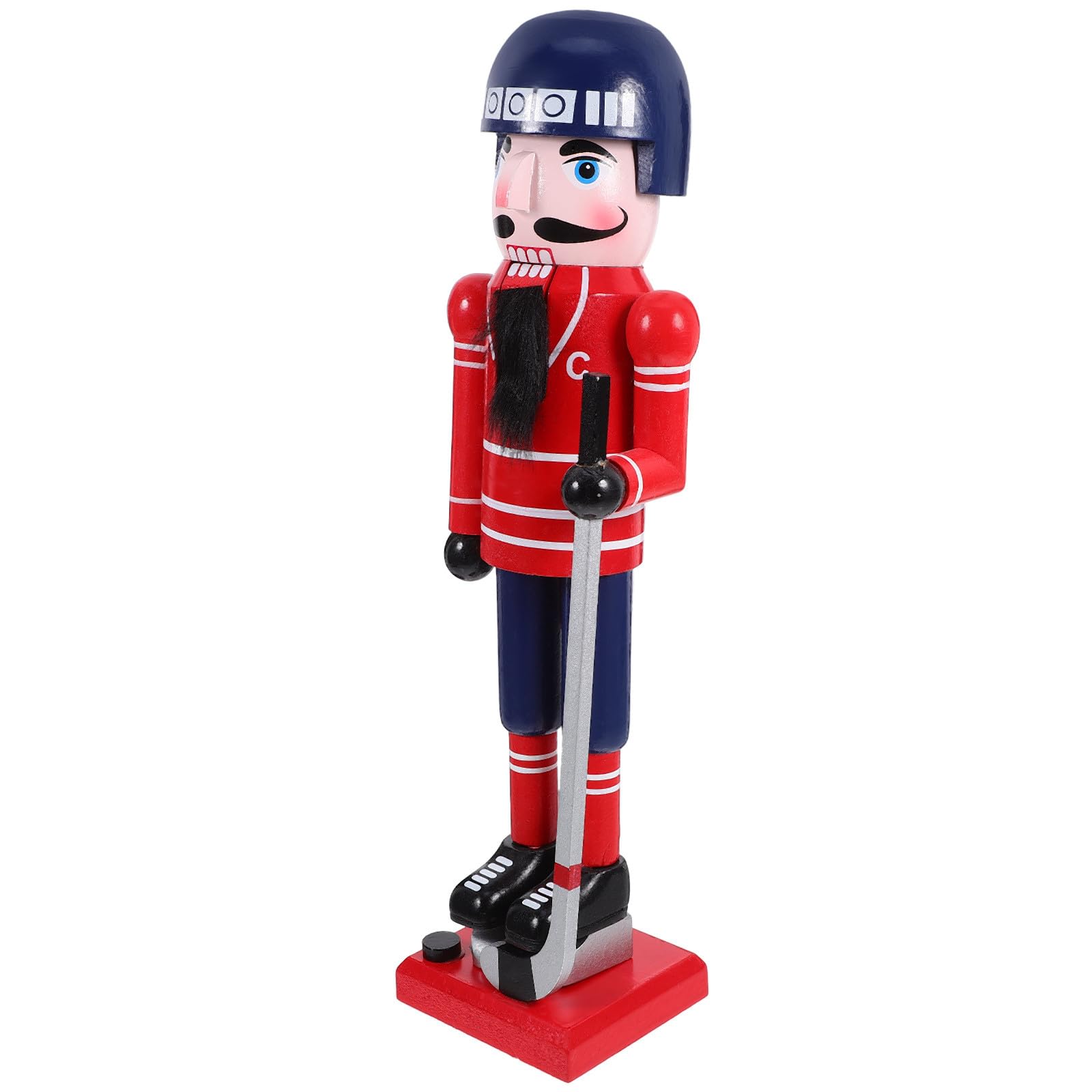 Casse-Noisette de Noël en bois de 36 cm, le cadeau idéal pour passionnés de hockey