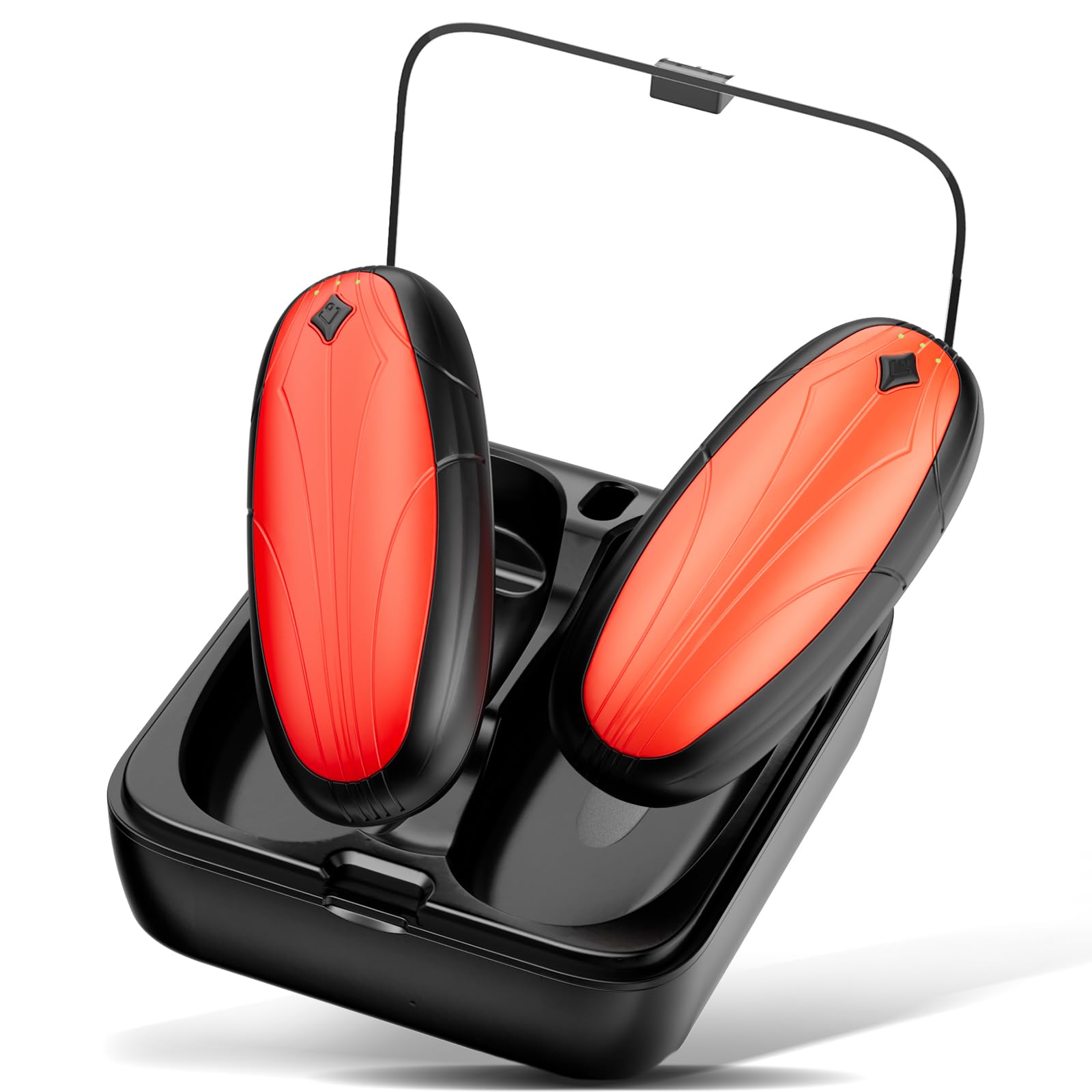 Scaldamani Ricaricabile 2 Confezione con Ricarica Custodia, 14000Mah Scalda Mani Portatile Elettrico, Scaldamani Usb Riutilizzabile, Durata, Regali di Natale per Campeggio All'aperto, Caccia