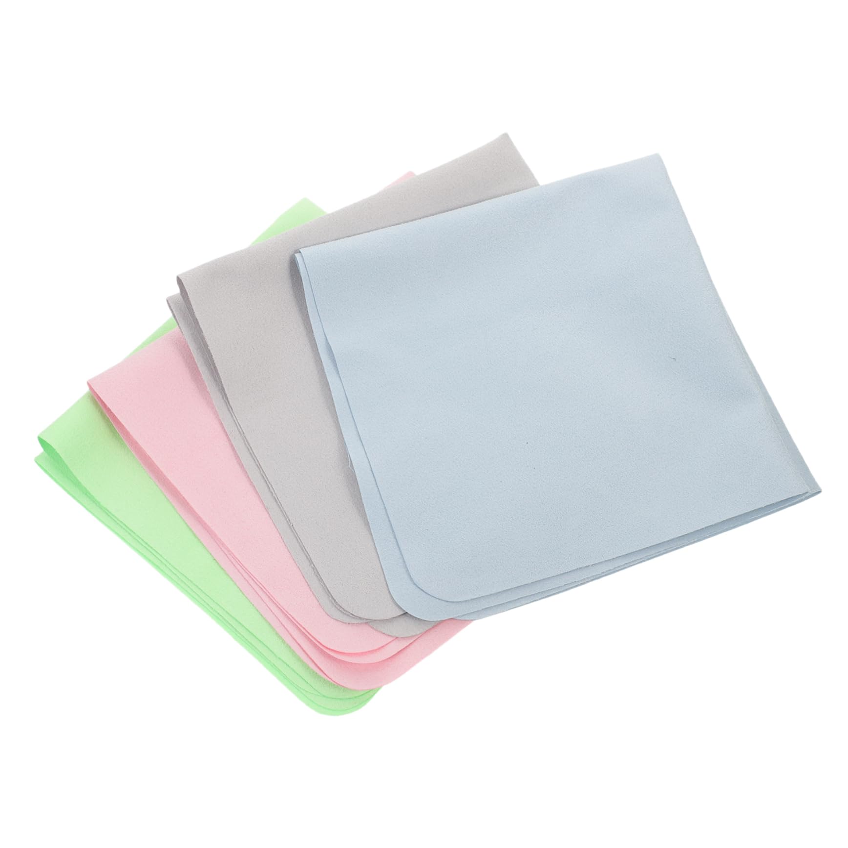Didiseaon 5 Set Pulire Il Panno Detergente Per Lenti Per Occhiali Panno Per La Pulizia Del Panno Colorato Per La Pulizia Delle Lenti Panni Per Occhiali Pelle Scamosciata 4 Pezzi * 5