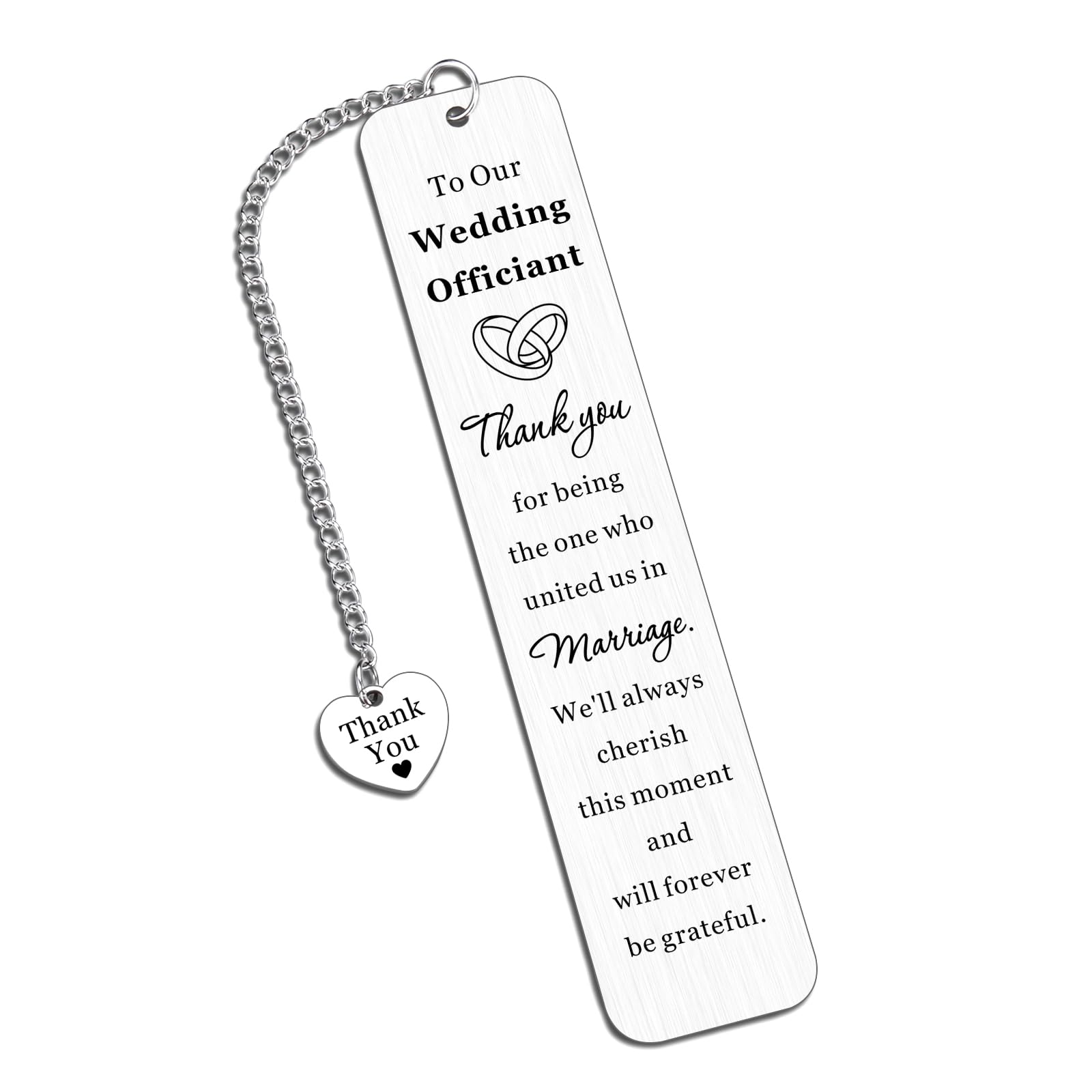 Wedding Officiant Gifts Bookmark, Officiant Gifts For Wedding Day Appreciation Gifts Wedding Officiant Proposal Gift Wedding Planner Thank You Gifts Weddi - View #4