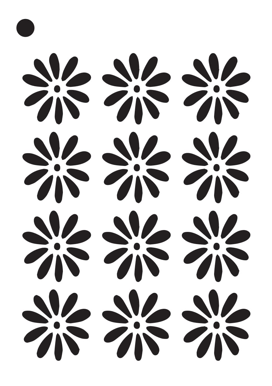 Creative Expressions Mini Stencil-Daisy Doo, 4 x 3 inches
